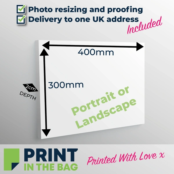 400x300 Canvas Print 2cm 01