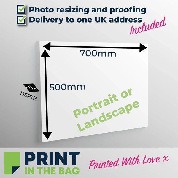 700x500 Canvas Print 2cm 01