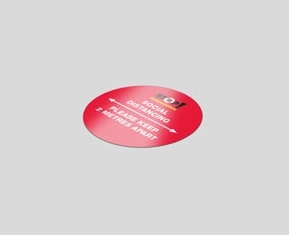 300mm Circle Floor Sticker Dorset